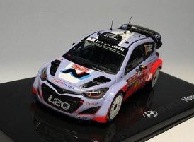 1:43 Scale NO.7 IXO Diecast 2014 Hyundai i20 WRC Model