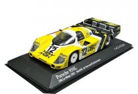 1:43 Scale Yellow Minichamps Diecast 1983 Porsche 956L Model