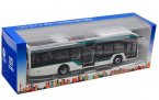 1:50 Scale White Diecast Sunwin iEV12 City Bus Model