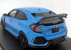 Blue / Green 1:43 Scale Resin 2017 Honda Civic Type R FK8 Model