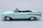 Blue 1:18 MotorMax Diecast 1957 Chevrolet Bel Air Model