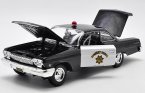 1:18 Scale Black Police Diecast 1962 Chevrolet Bel Air Model