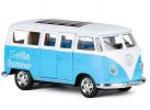 Blue 1:30 Scale Kids Hello Summer Diecast Volkswagen T1 Bus Toy