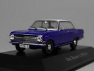 Blue 1:43 IXO Diecast Opel Rekord A 1963-65 Car Model