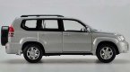 White / Silver 1:24 Scale Diecast Toyota Land Cruiser Prado