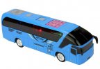 Kids Yellow / Blue Plastics Electric Tour Bus Toy