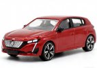 Red /Green /Blue /Gray 1:64 Scale Diecast 2021 Peugeot 308 Model