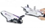 Gray / Blue / White Kids Die-Cast Space Shuttle Toy