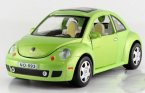 Kids Red / Yellow / Green 1:24 Scale Diecast VW New Beetle Toy