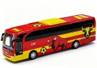Red Kids Spain National Football Team Diecast Coach Bus Toy