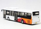 1:110 White Diecast Scania K230UB Airport Shuttle Bus Model