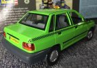 1:24 Scale Green Welly Iran Taxi Diecast Kia Pride Model