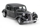 Black 1:18 Scale MaiSto Diecast 1952 Citroen 15CV 6 Cyl Model