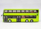 1:110 Scale Green Diecast Singapore Double Decker Bus Model