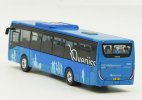 Blue 1:87 Scale NO.77 Plastic Iveco Crossway City Bus Model