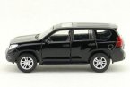 Black 1:36 Scale Welly Diecast Toyota Land Cruiser Prado Toy