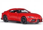 1:36 Scale Welly Kids Red Diecast Toyota Supra Toy