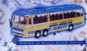 1:160 yellow CORGI BEATLES MAGICAL MYSTERY TOUR BUS MODEL