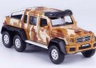 1:32 Green / Blue / Brown Kids Diecast Brabus Pickup Truck Toy