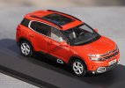 White / Black / Orange Diecast 2017 Citroen C5 Aircross Model