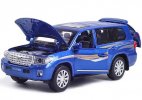 White / Black / Blue 1:32 Kids Diecast Toyota Land Cruiser Toy