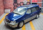 1:18 Scale Blue / White / Gray Diecast 2004 Kia Carnival Model