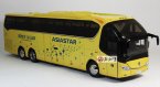 Yellow / Blue 1:42 Scale Diecast Asiastar Bus Model