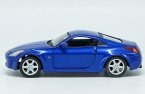 Silver / Blue 1:24 Scale Maisto Diecast Nissan 350Z Model