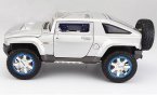 1:18 Scale Silver / Blue Maisto Diecast Hummer HX Concept SUV