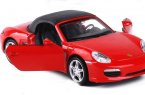 Red / Blue / Yellow 1:32 Scale Kids Diecast Porsche Boxster Toy