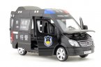 1:32 Scale Kids SWAT Black Diecast Mercedes Benz Sprinter Toy