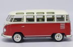 1:18 Scale Red / Blue Diecast 1962 Volkswagen T1 Bus Model