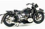 Medium Scale Black Handmade Tinplate 1923 BMW R32 Model