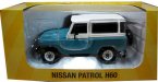 Blue-White 1:43 Scale Diecast Nissan Patrol H60 Model