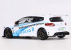 White 1:64 Scale Diecast VW Scirocco R Racing Car Model