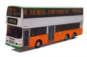 1:64 Scale Hong Kong Volvo Olympian Double-decker R/C Bus Toy