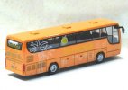 1:87 Scale Orange Sentosa Diecast Tour Bus Model