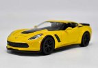 Blue / Yellow Maisto Diecast Chevrolet Corvette Z06 Model