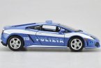 Blue 1:24 Scale Police Diecast Lamborghini Gallardo Model