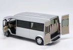 Silver 1:18 Scale Diecast Ford Transit Model