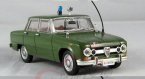 Army Green 1:43 Police DEA Diecast 1970 Alfa Romeo 1600 Model