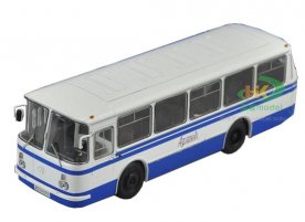 Blue-White 1:43 Scale Die-Cast Soviet Union City Bus Model