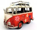 Red / Blue / Green / Pink Handmade Medium Scale VW Bus Model