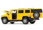 Red / Yellow 1:24 Scale Diecast Hummer H3 Model