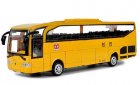 Yellow Kids Pull-Back Function Die-Cast School Bus Toy