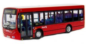 Red 1:76 Scale CMNL Diecast UK Dennis Bus Model