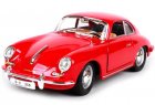 Red / White 1:24 Scale Bburago Diecast 1961 Porsche 356B Model