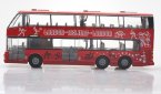 1:32 Scale Red Alloy Double Decker Bus with London Olympic Theme