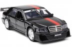 Kids Black / White / Blue Diecast Mercedes Benz C-Class AMG Toy