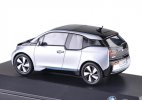 Orange / Silver 1:43 Scale Diecast BMW I3 Model